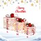 Costway Set of 3 Christmas Lighted Gift Boxes, Indoor Present Box Holiday Decoration